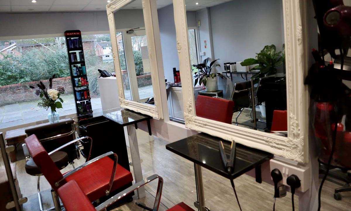 Adrian Rowe Haircutters, inside the salon